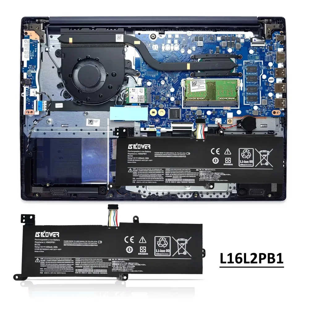 SKOWER L16M2PB1 Laptop Battery For Lenovo Ideapad 320 520 130 V320 S145 L17L2PF1 L17M2PB7 L16L2PB2 L16L2PB3 L16C2PB1 L16M2PB3 view 6