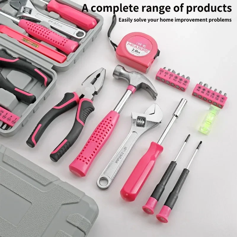 Household repair manual tool set wire cutters measuring tape wrench gift set suitable for Hi-Spec 18/19/20-piece DIY tool set