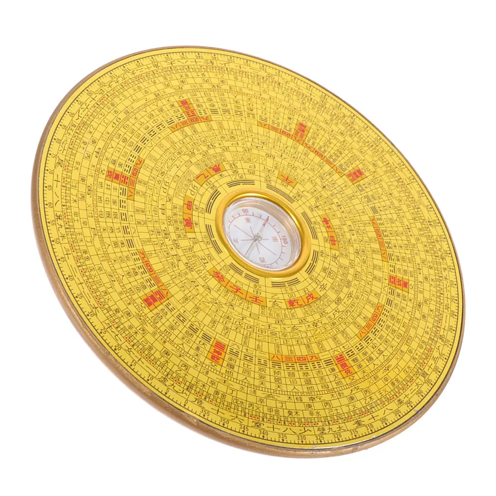 合金コンパス車の装飾品風水プレート中国の装飾品八卦ペンダント装飾