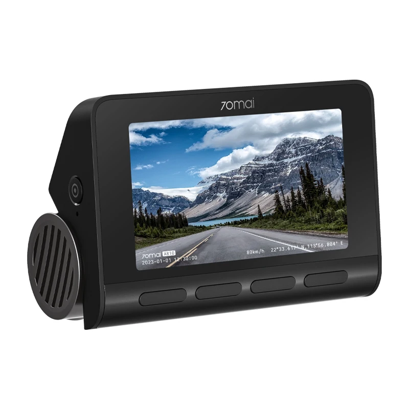 70mai A810 4K Dashcam com GPS, 4G e IA - Câmera Veicular