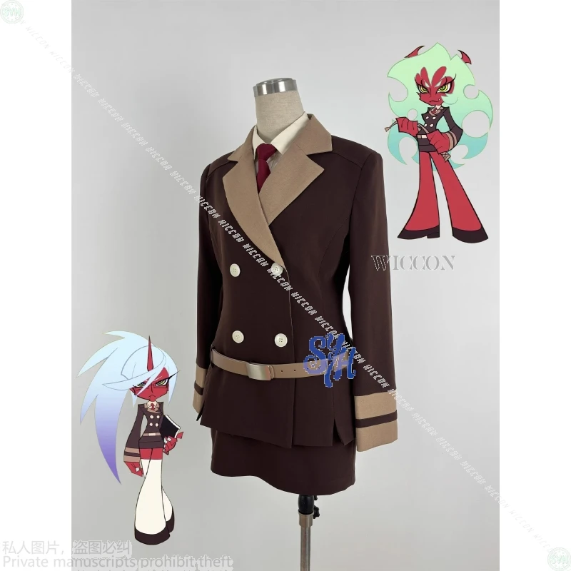 Kneesocks Scanty Cosplay Panty & Stocking With Garterbelt SE2 Anime Costume School Dark Uniform JK Dress Y2K Fashion Halloween - view 2