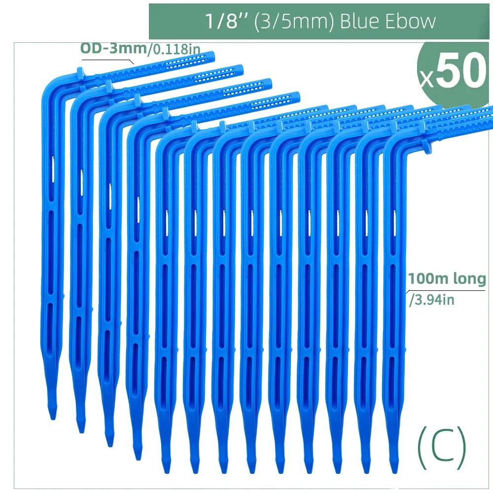 100-10M 4/2-Way 8L Drip Pijl Irrigatie Zender Watering Systeem Druppelaar Sprinkler Irrigatie Kit ingemaakte Planten