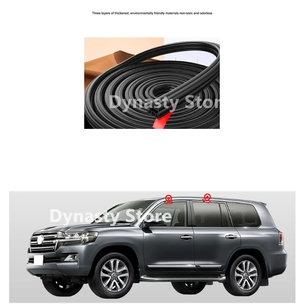 

The Door Sealing Strip Is Suitable For Toyota LAND CRUISER Car Sound Insulation Whole Car Dustproof Decoration Accessories