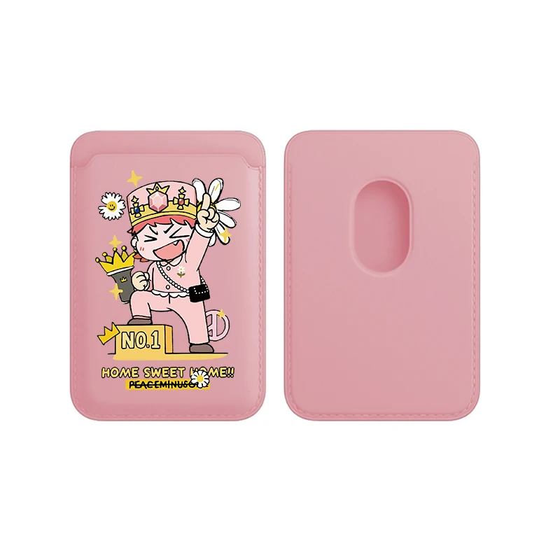 

Южная Корея Boy Band Daisy Upgrade Магнитный кожаный чехол-кошелек для MagSafe iPhone 13 14 15 16 Pro 17, чехол-держатель для сумки для Air Card