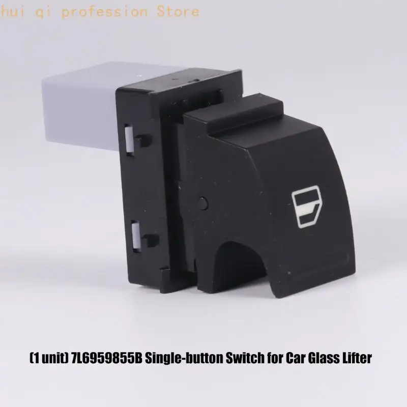 Vehicle Glass Switches Button with Single-Button Configuration 7L6959855B H8WE