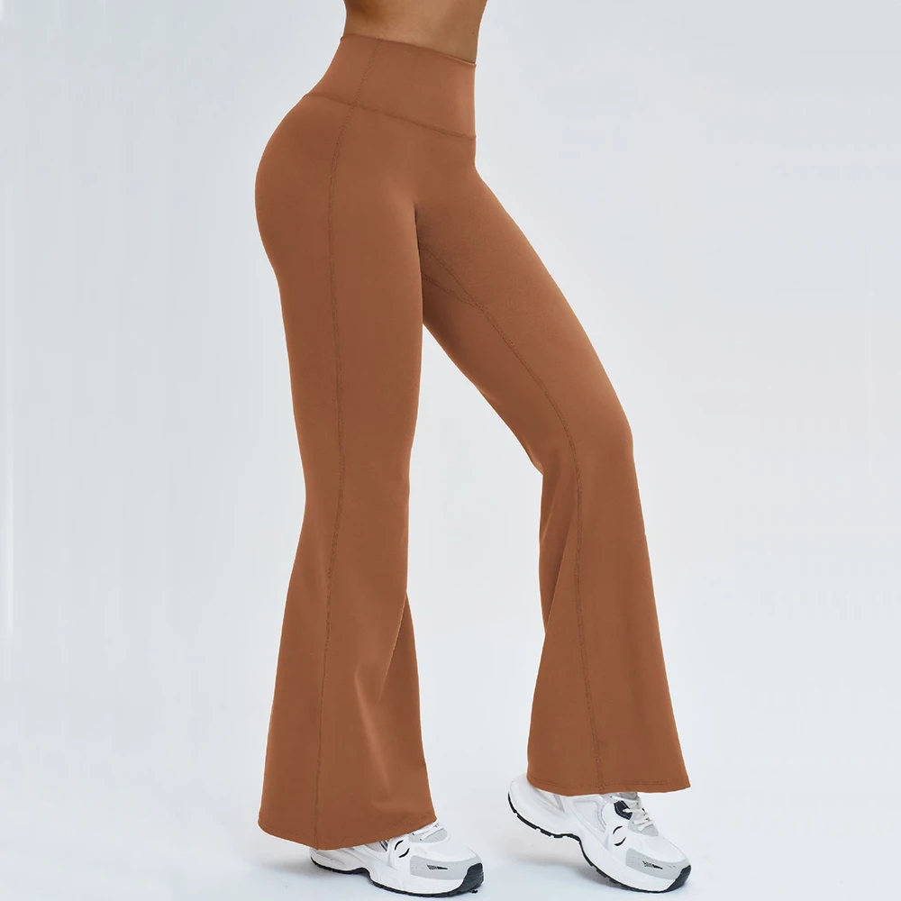 

Расклешенные леггинсы, женские брюки для йоги, брюки-клеш, брюки для йоги с высокой талией, брюки для фитнеса, эластичные повседневные спортивные широкие брюки для спортзала 451