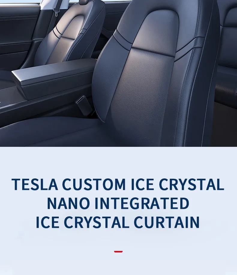 Heenvn Für Tesla Model 3 Y Model 3 Highland Model Y Juniper 2025 2026 Eiskleid-Schnallen-Sonnenschutz Sonnenblende Auto Vorne Hinten Sonnendach – Detail 15