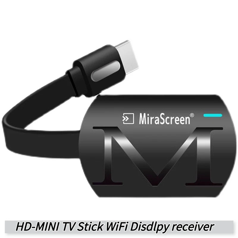Зеркальный приемник Mirascreen Display 4K HD1080P HDMI-совместимый ТВ-приемник Miracast Wireless DLNA AirPlay TV Dongle для IOS Android