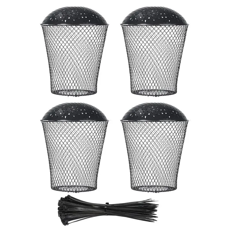 B23B 4 Pack Large Inground Worm Composter With Grid Lids Worm Compost Bin For Garden For Efficient Kitchen Waste Recycling