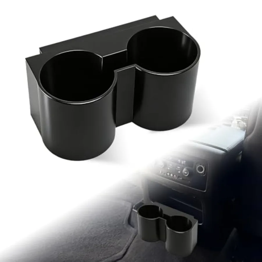 

Rear Dual Cup Holder Middle Row CupHolder Dual Rear Cup Holder Compatible with Chevrolet Yukon Denali Tahoe Suburban and GMC Si