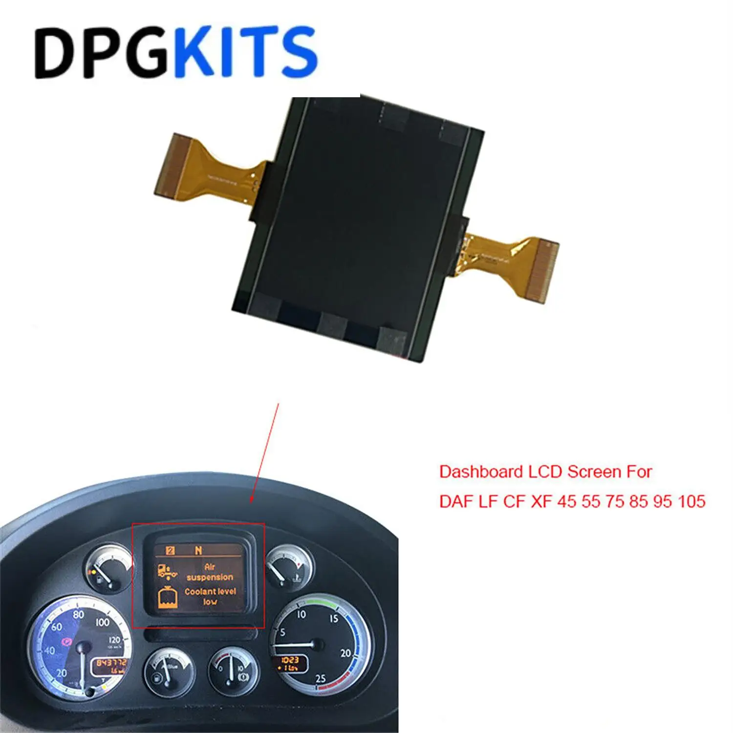 

1372055 5010595687 1789469 141666 ЖК-дисплей 5010595267 155400001000 для кластера DAF TRUCK LF/CF/XF 45/55/75/85/95