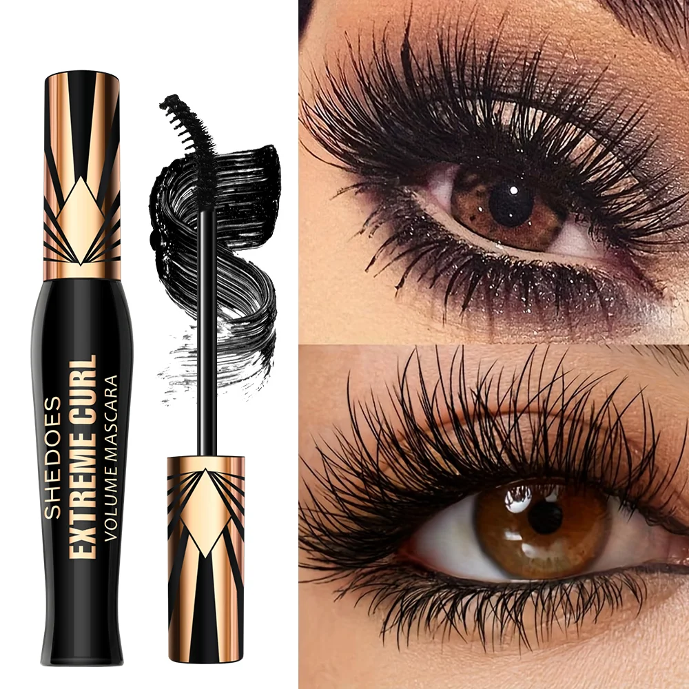 Volumen-Gebende Mascara, Leichtgewichtig Wasserfest, Anti-Verschmier- und Langanhaltende Wimperntusche