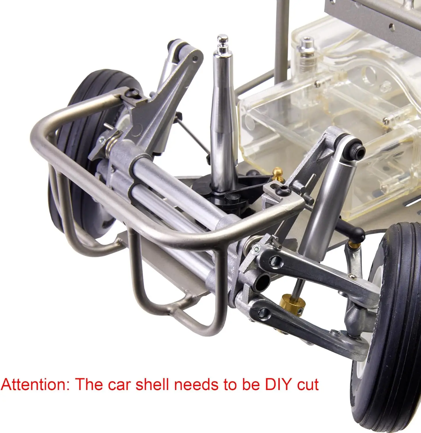 Stainless Steel Chassis Front and Rear Bumpers for Tamiya Racing Buggy Sand Scorcher Upgrade And Replacement