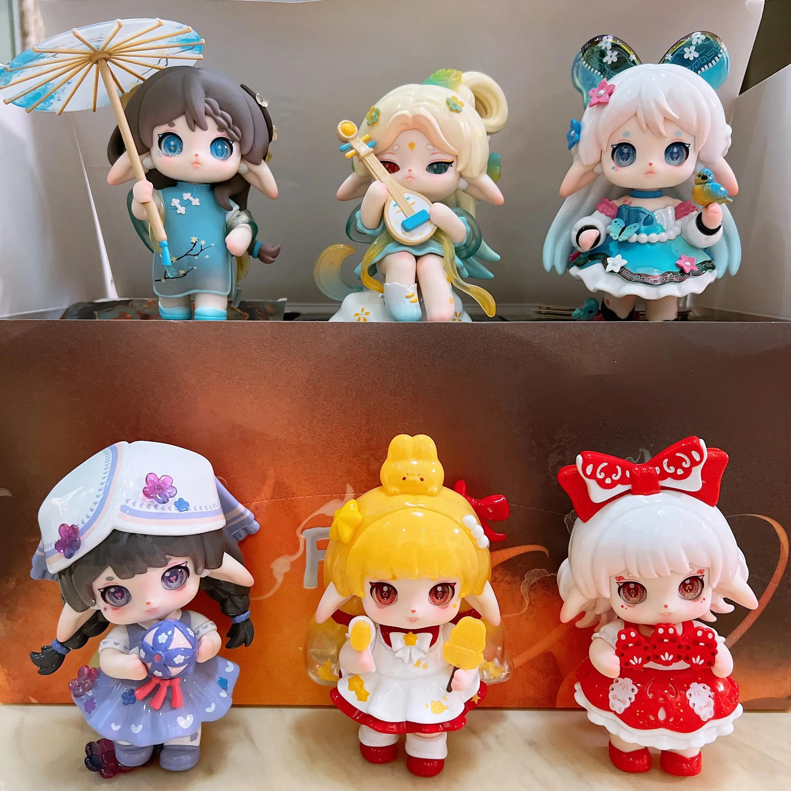 

Ruby Intangible Cultural Heritaga Series Mystery Box Ruby Action Figures Surprise Bag Oriental Aesthetic Model Blind Boxes Toys