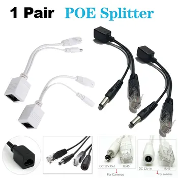 Módulo de fuente de alimentación del inyector POE Splitter RJ45 12-48v para IP Camea Cable POE Cable adaptador de alimentación pasiva a través de Ethernet