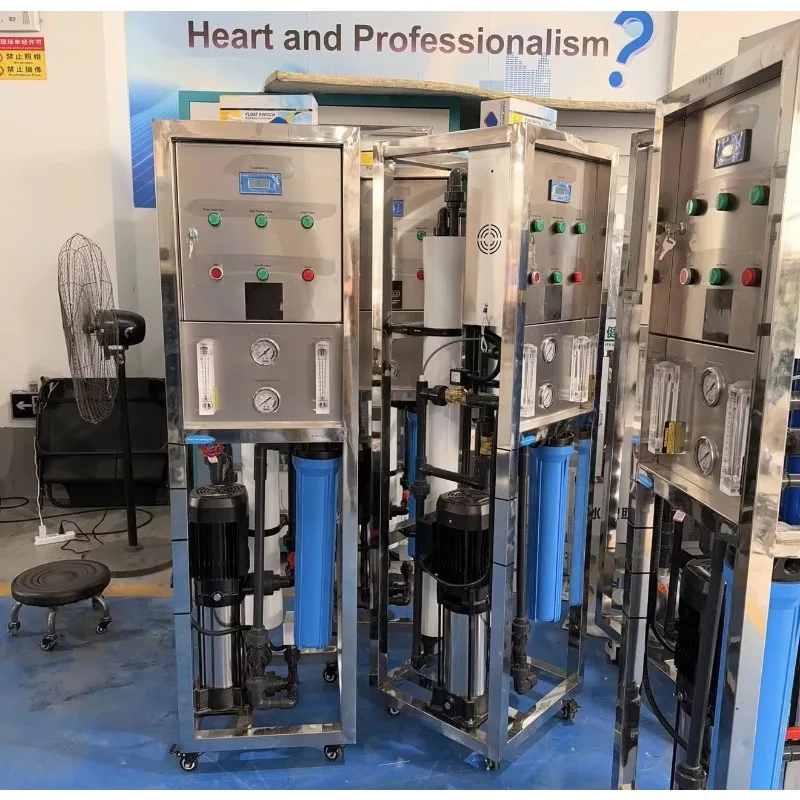 500LPH Industrial RO Water Treatment Host Skid PLC Automatic SUS304 Machine Uzbekistan Market Saving Freight Cost Units