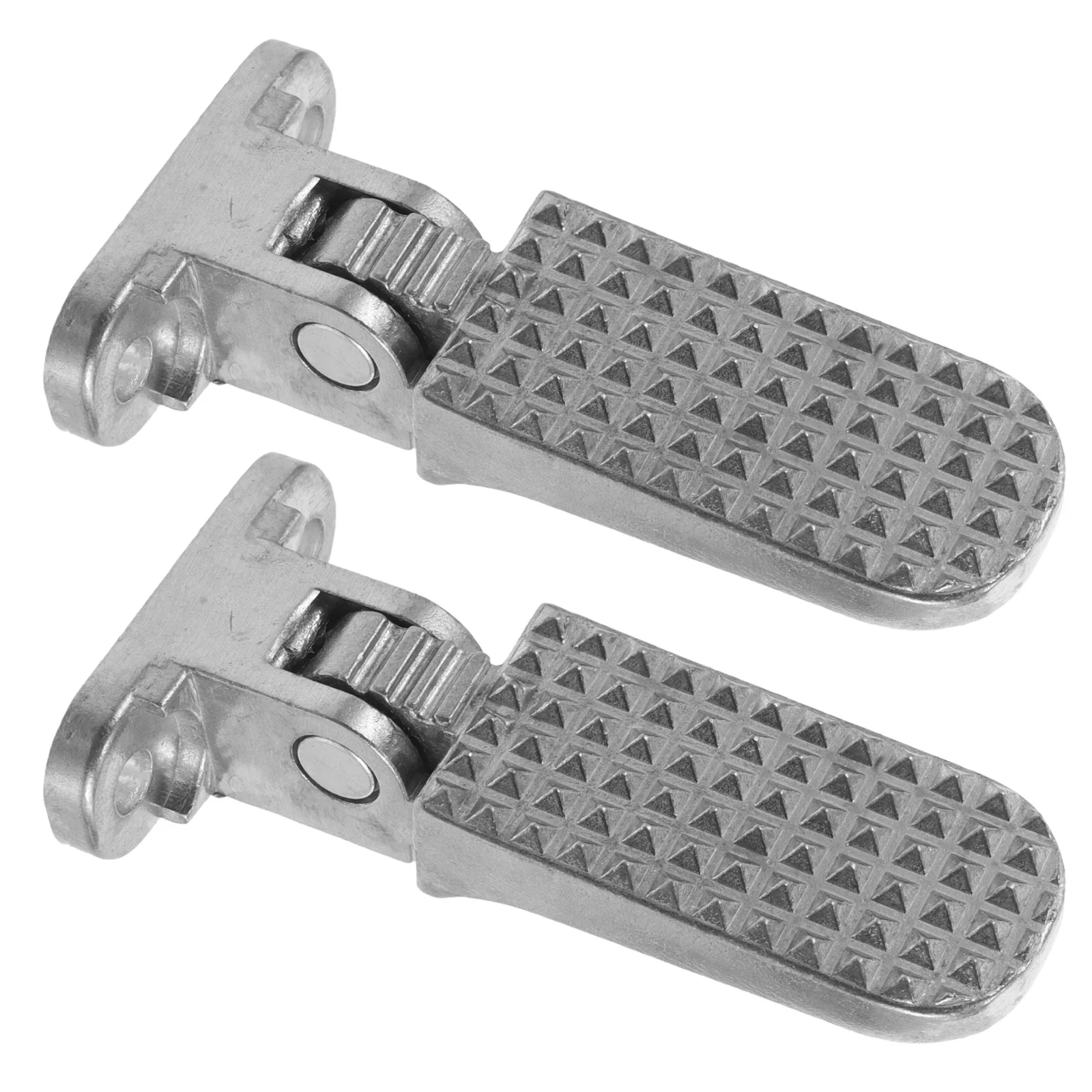 

2Pcs Motorcycle Rear Foot Pegs Heavy Duty Aluminum Alloy Non-Slip Pedals for Electric Bikes Motorbikes Passenger Comfort Long