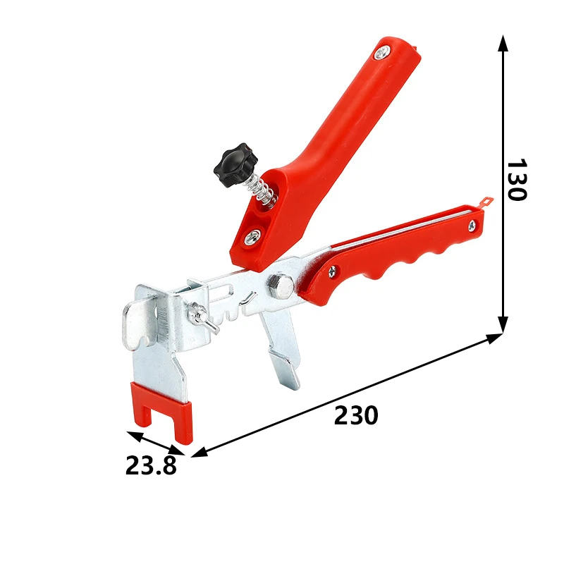 301PCS Tile Leveling System 0.5mm Leveler Base Tile Leveling Toolkit Tile Leveling Shims Clamps Wedges Construction Tools