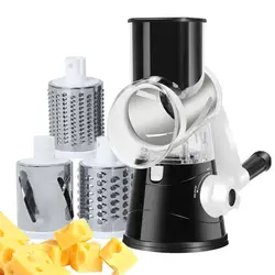 Manual Rotary Cheese Grater for Vegetable Cutter Potato Slicer Mandoline Multifunctional Vegetable Chopper Kitchen Accessories