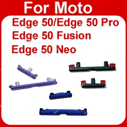 On OFF Power Volume Button For Motorola MOTO Edge 50 Fusion Edge 50 Neo Pro Power Volume Side Key Flex Cable Replacement Repair