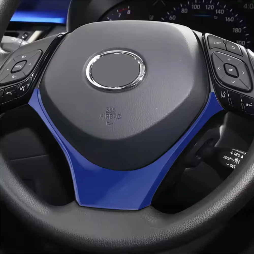 My Good Car Steering Wheel Panel Garnish Cover Frame Trims Strip Car-Styling For Toyota C-HR CHR 2017 2018 Akcesoria samochodowe — zdjęcie 6