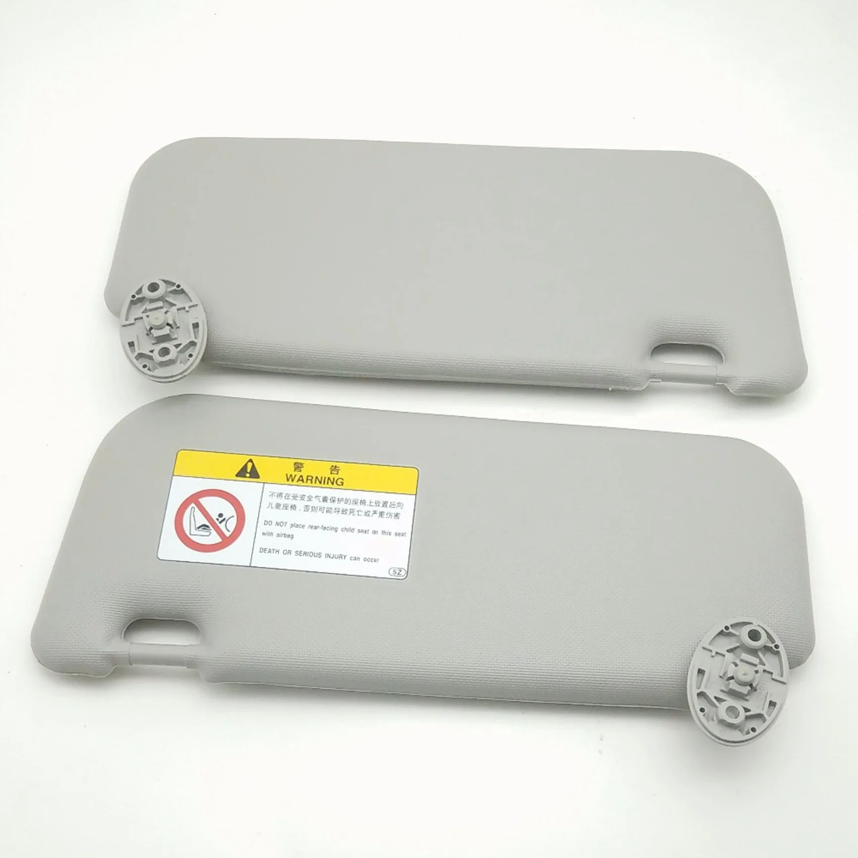 A01K-Car Sun Visor Makeup Mirror For Toyota Corolla Levin 2014-2019 Windscreen Sun Visor Auto Accessories Gray