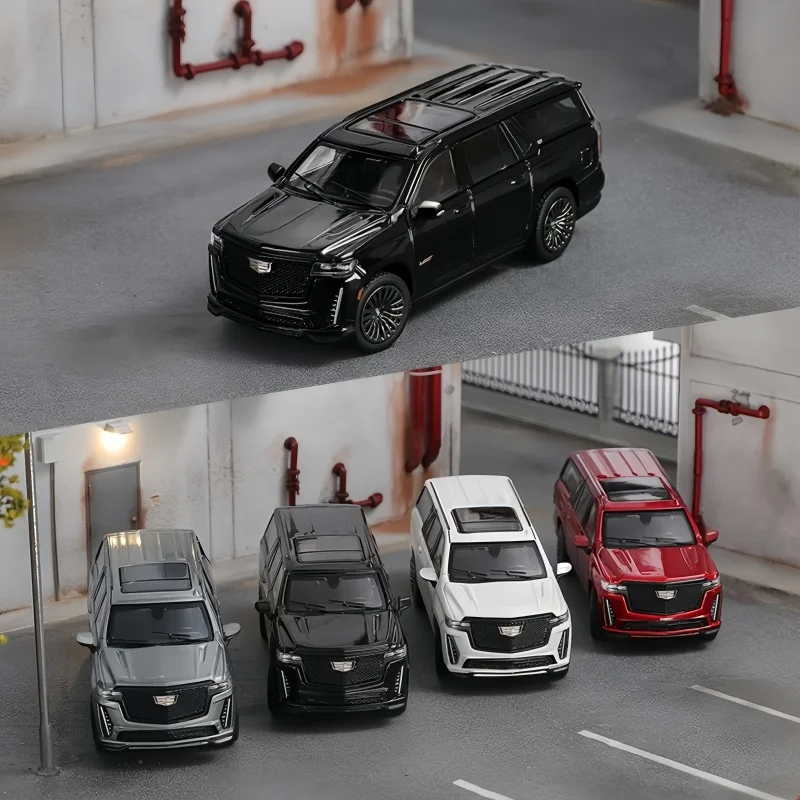 

Pre-order *GCD&Shadow 1:64 2023 Cadillac Escalade ESV Simulation Alloy car model - Shipping in December