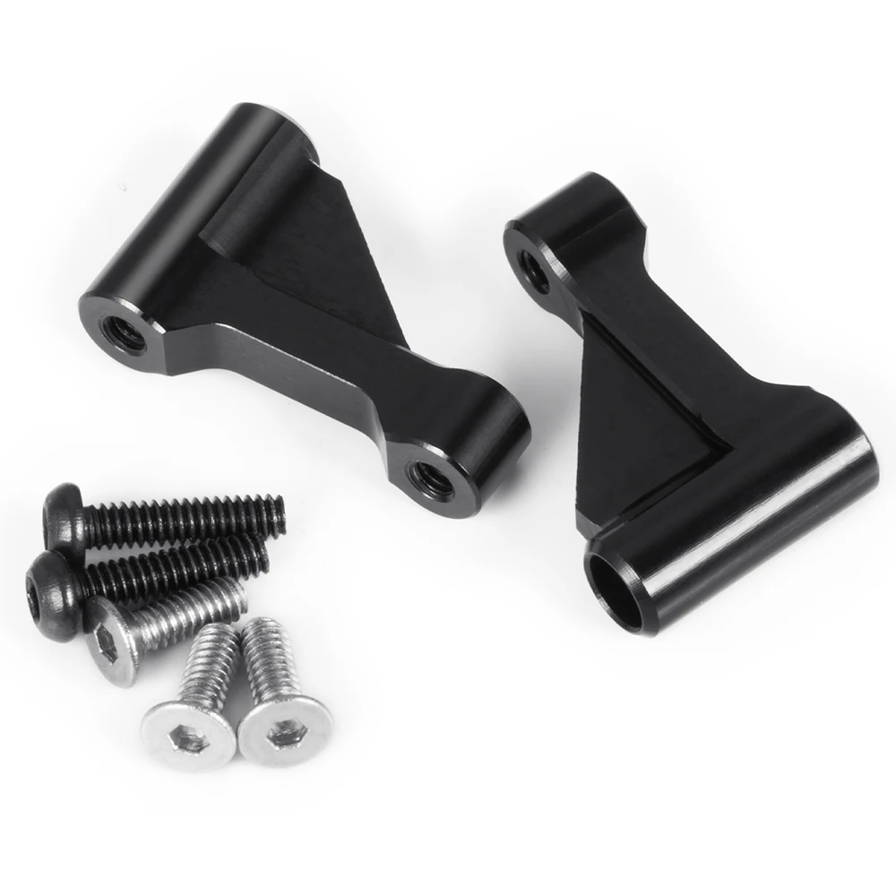 YEAHRUN Alu Alloy Servo Fixing Mount Hex Adapters Steel CVD for LOSI 1/16 Mini-B 2WD 1/18 Mini-T 2.0 RC Buggy Truck Upgrade Part