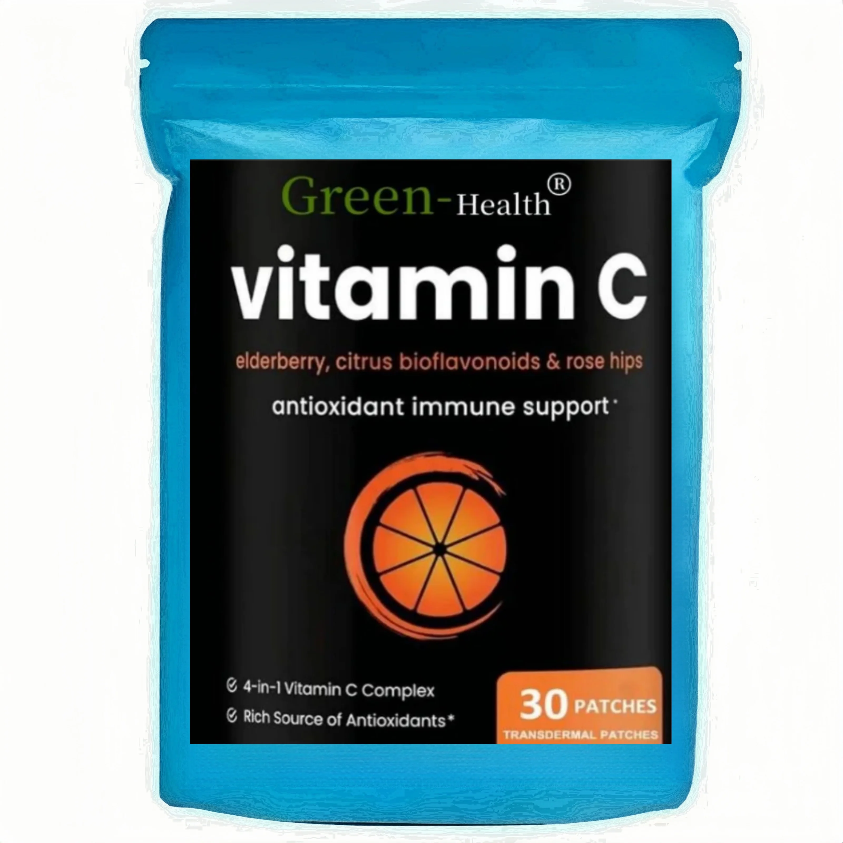 30 Patches Vitamin C Transdermal Patches Immune Boosting Antioxidants Supplement