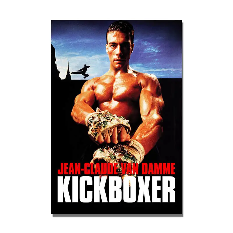 

Jean-Claude Van Damme Kickboxer Classic Movie, Art Picture Print Silk Poster, Home Wall Decor