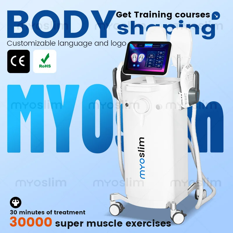 

MYOslim Sculpt Machine 15Tesla 6500 Вт EMS RF Схудение сжигание мышц Стимуляция тела Скульптура 15 Электромагнитная терапия