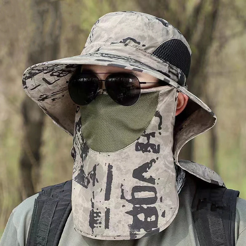 

Летняя женская Солнцезащитная шляпа для охоты и рыбалки для мужчин и женщин