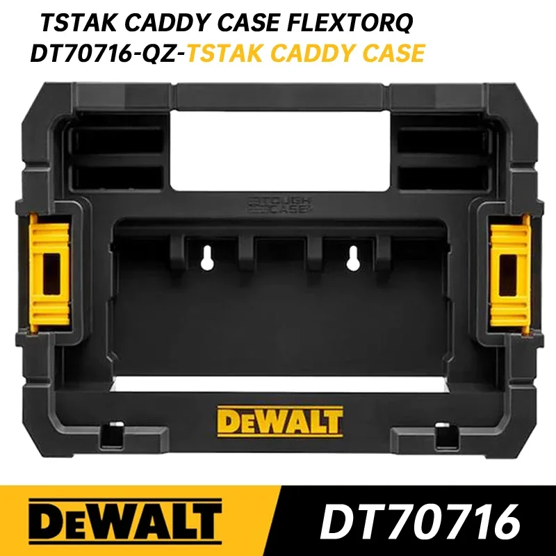 

DEWALT DT70716-QZ TSTAK Caddy Case Connectable Integrated Transprot Handle Tool Box Storage Case DT70716