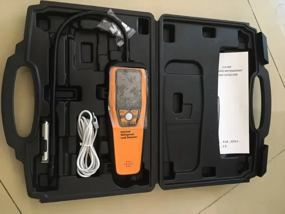 Elitech ILD-200 Detektor Kebocoran Refrigeran Canggih & Penguji Halogen WJL-6000 HVAC