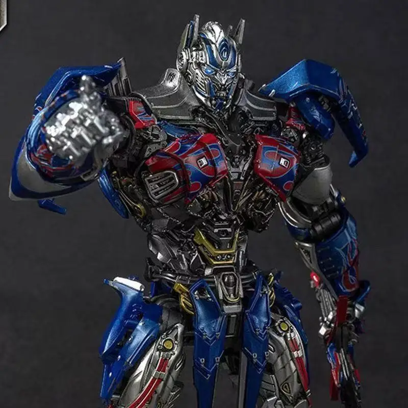 Transformacja: Ostatni Rycerz AMK PRO Series 20cm Optimus Prime Metalowy Model do Składania Figurka Akcji Zabawka Prezent Dostępny