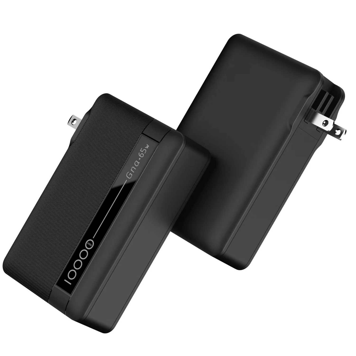 

2 in 1 Gan Charger 65W Power bank 10000mah PD30W Battery pack for Laptop IPhone Tablet Camera Ipad HP Dell