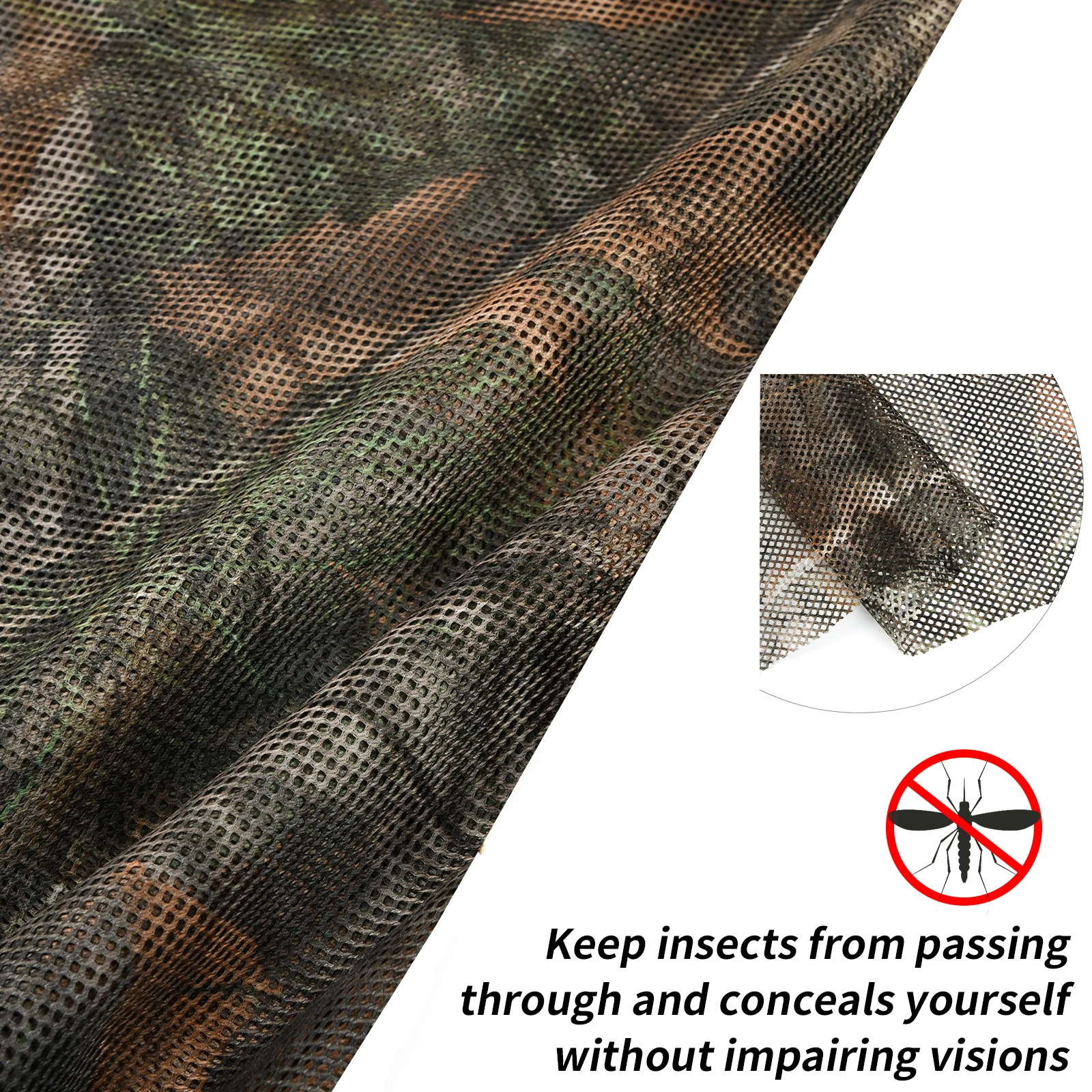 Red de camuflaje militar multiusos para acampar caza y exteriores - imagen 3