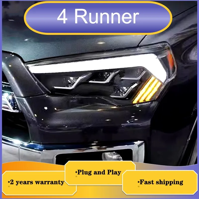 

Car Accessories for Toyota 4runner Headlamp 2013-2020 4 Runner Headlights DRL Turn Signal Low High Beam Projector Lens