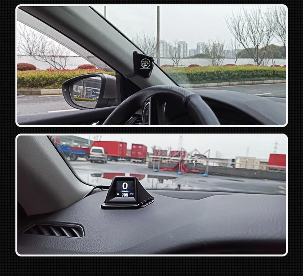 OBD2+GPS HUD P8 Speedometer On-board Computer Head Up Display Car Tachometer RPM Turbo BOOST Oil Pressure RPM Water Temp