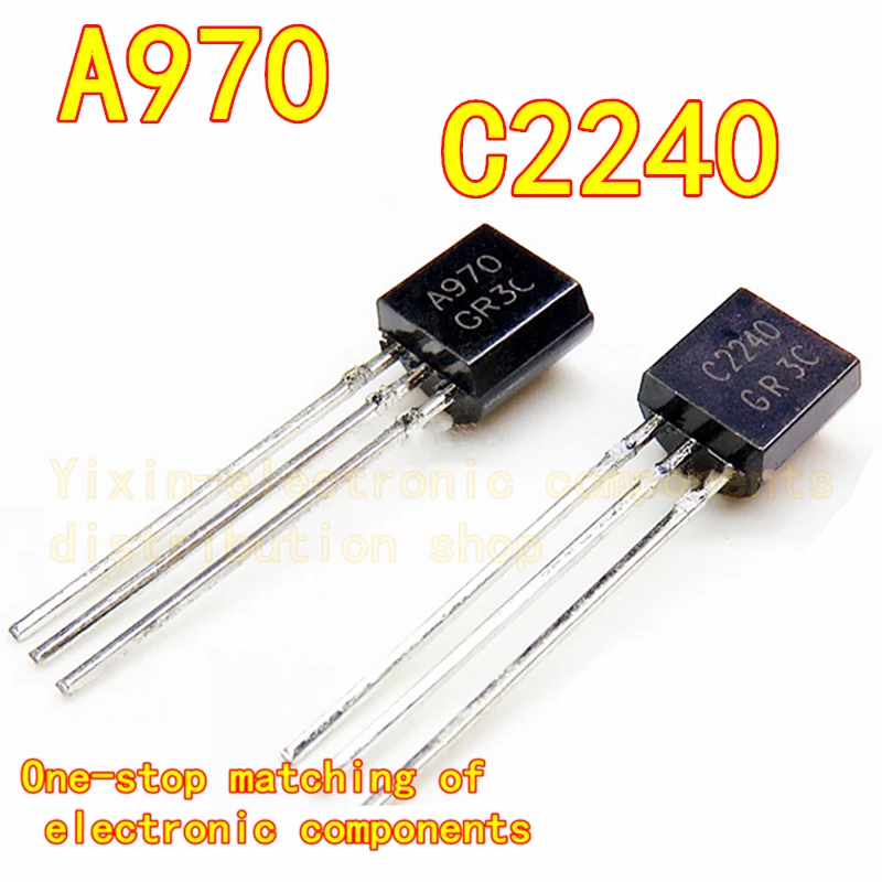 

New, straight-in transistor 2SC2240 c22402sa970-gr A970 TO-92 50PCS
