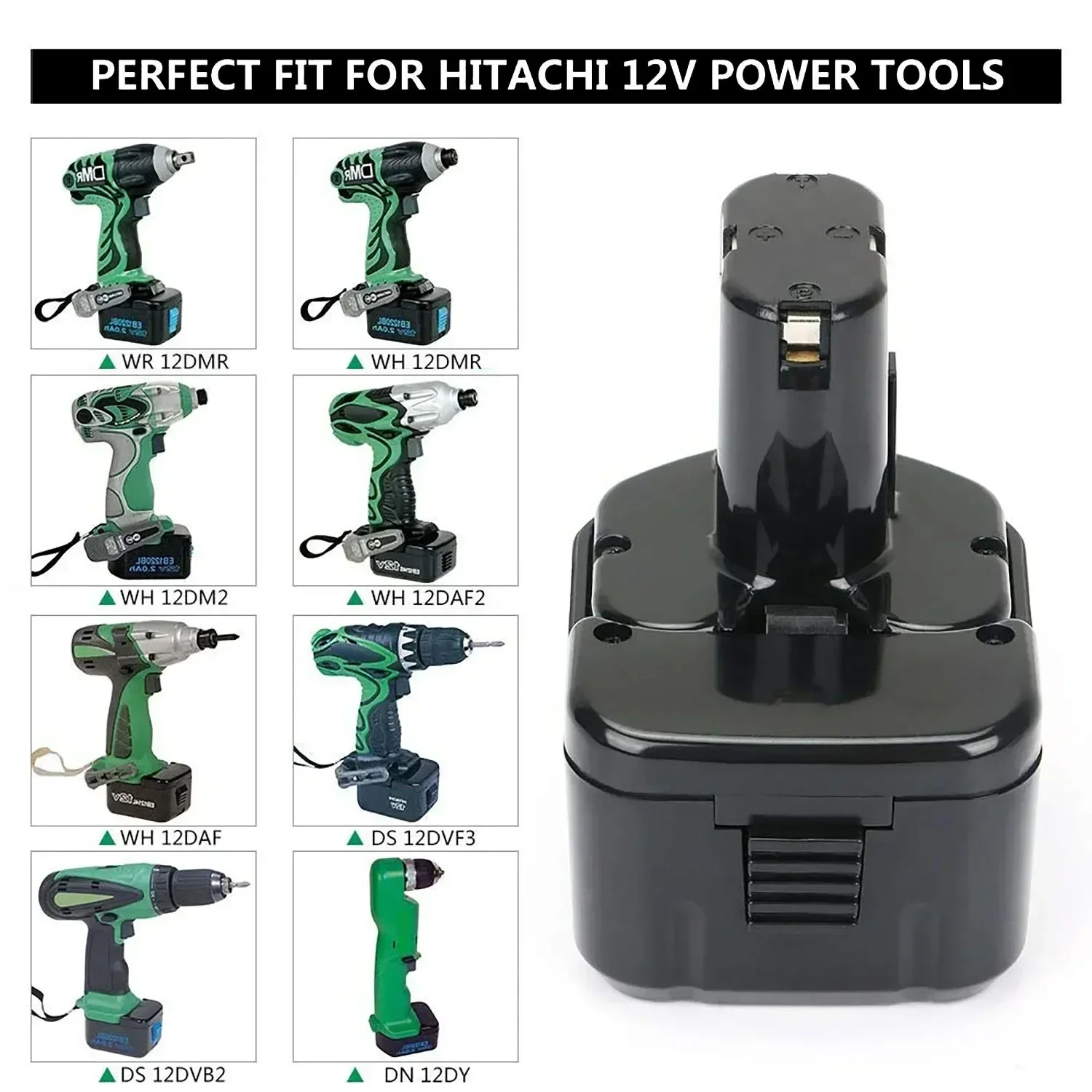 Hitachi 12V batteries EB1214S 12V batteries rechargeable NI-MH For 12V tools EB1220BL EB1212S EB1214S WR12DMR CD4D DH15DV C5D