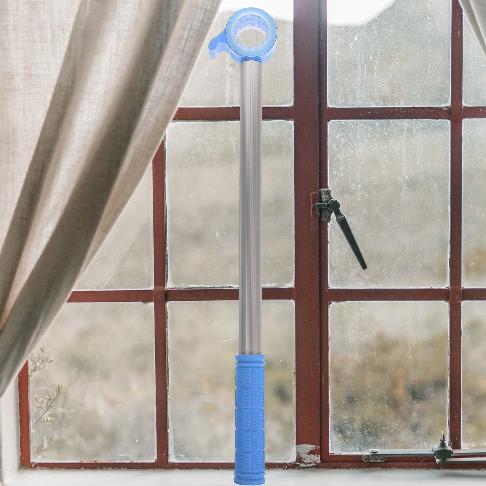 

Heavy Duty Blind Wand Opener Aluminum Handle for Curtains and Blinds Quick Install Tension Rod