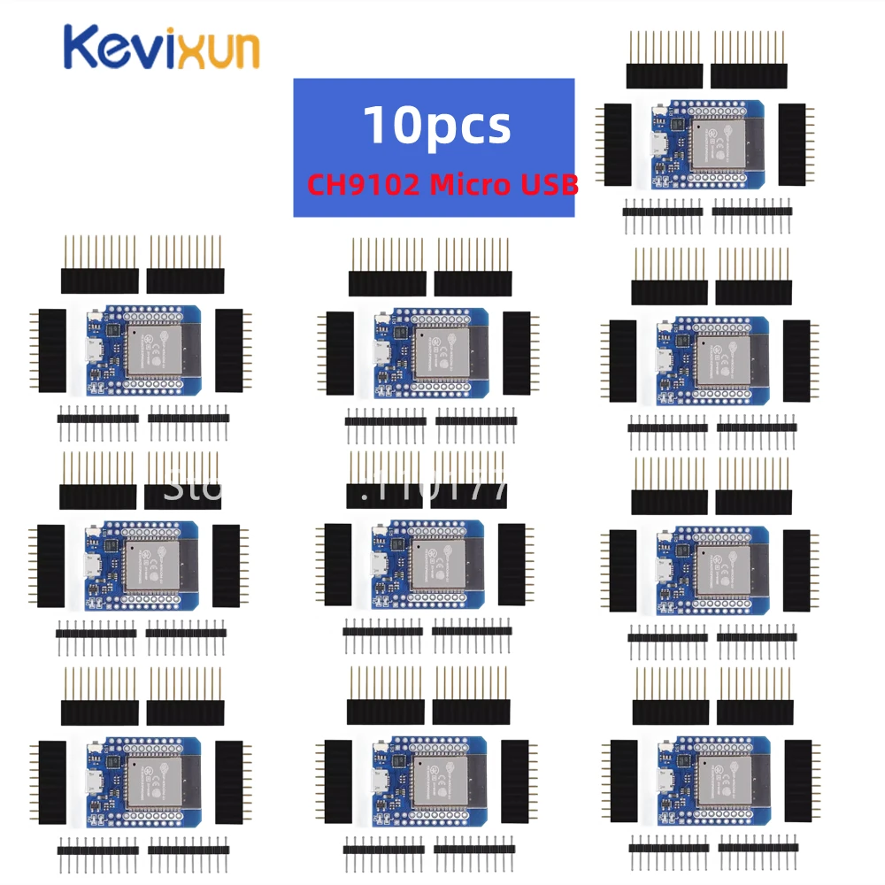 5pcs/10pcs D1 mini ESP32 ESP-32 WiFi+Bluetooth-compatible Internet of Things development board based ESP8266 Fully functional