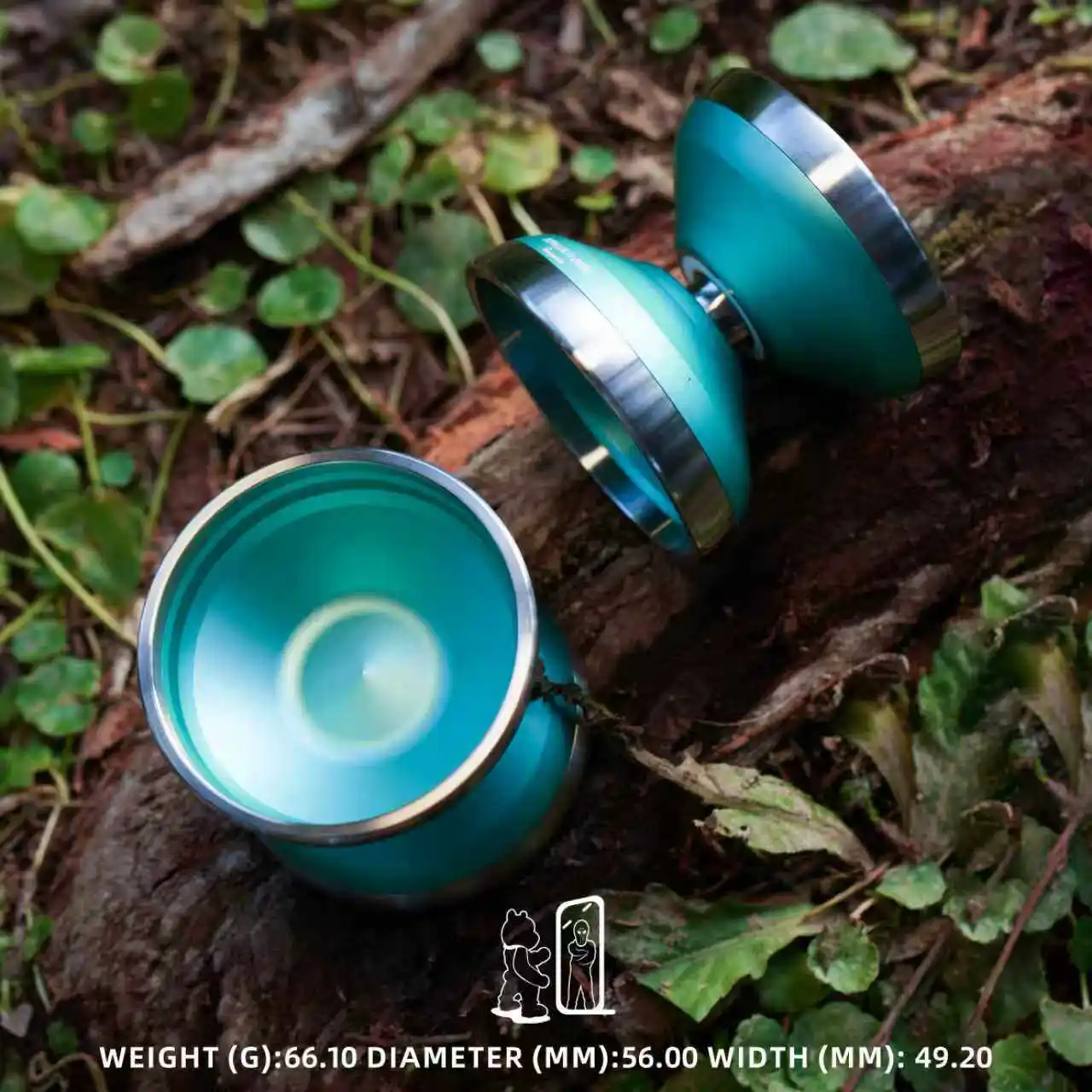 JIGUN Bipolar 7075 Stainless Steel Ring China Champion Signature Model Professional Competition Yoyo