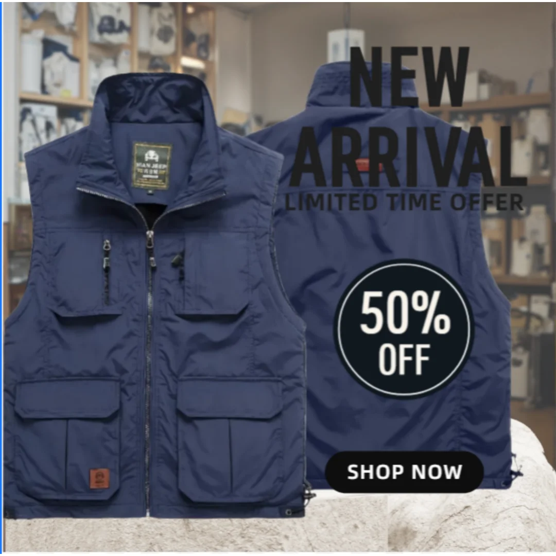 

Мужской быстросохнущий тонкий повседневный жилет: легкий, дышащий, для активного отдыха, рыбалки, фотографии, с множеством карманов, удобный жилет-топ