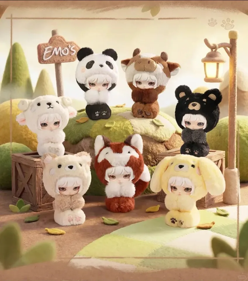 AYOR TOYS Emo's ぬいぐるみ マスコット 動物着ぐるみ New AYOR TOYS EMO'S Mood Haven Series Blind Box EMO'S Plush Vinyl