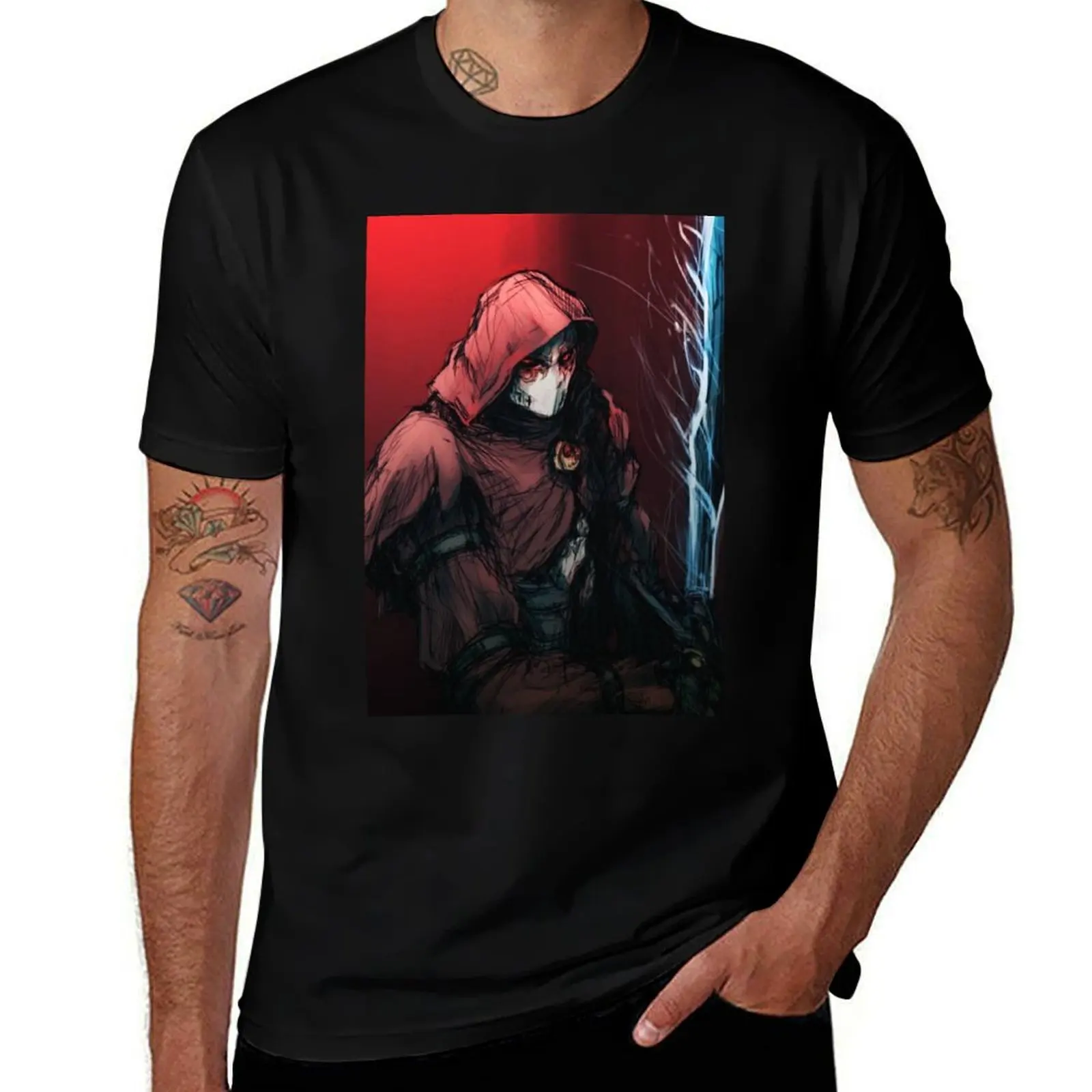 Jack of Blades w/ the sword of Aeons ~ Fable T-Shirt Plus Size Outdoor Casual Top T-Shirt