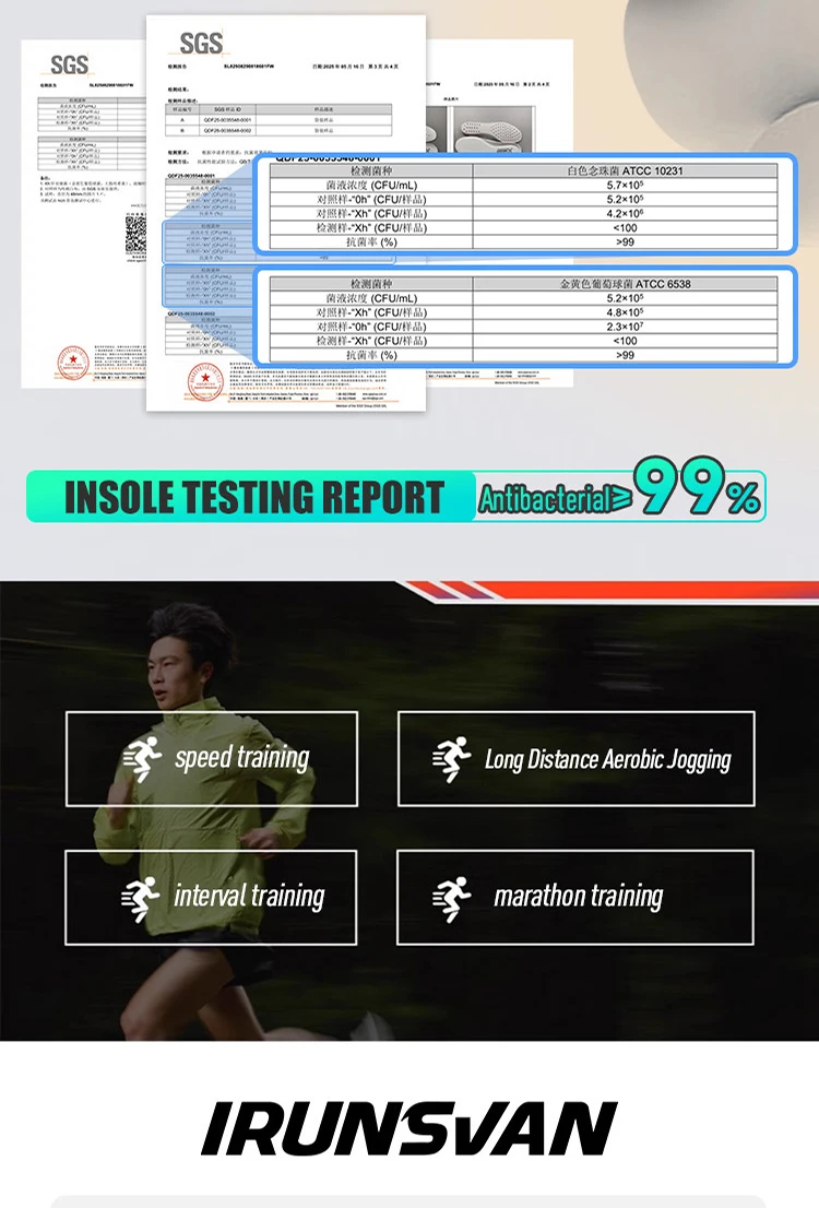 IRUNSVAN Sportschuhe mit Nylon-Carbonplatte, hervorragender Atmungsaktivität, Dämpfung und Rückfederung, Marathon-Trainingsschuhe, Unisex, 121 – Detail 17