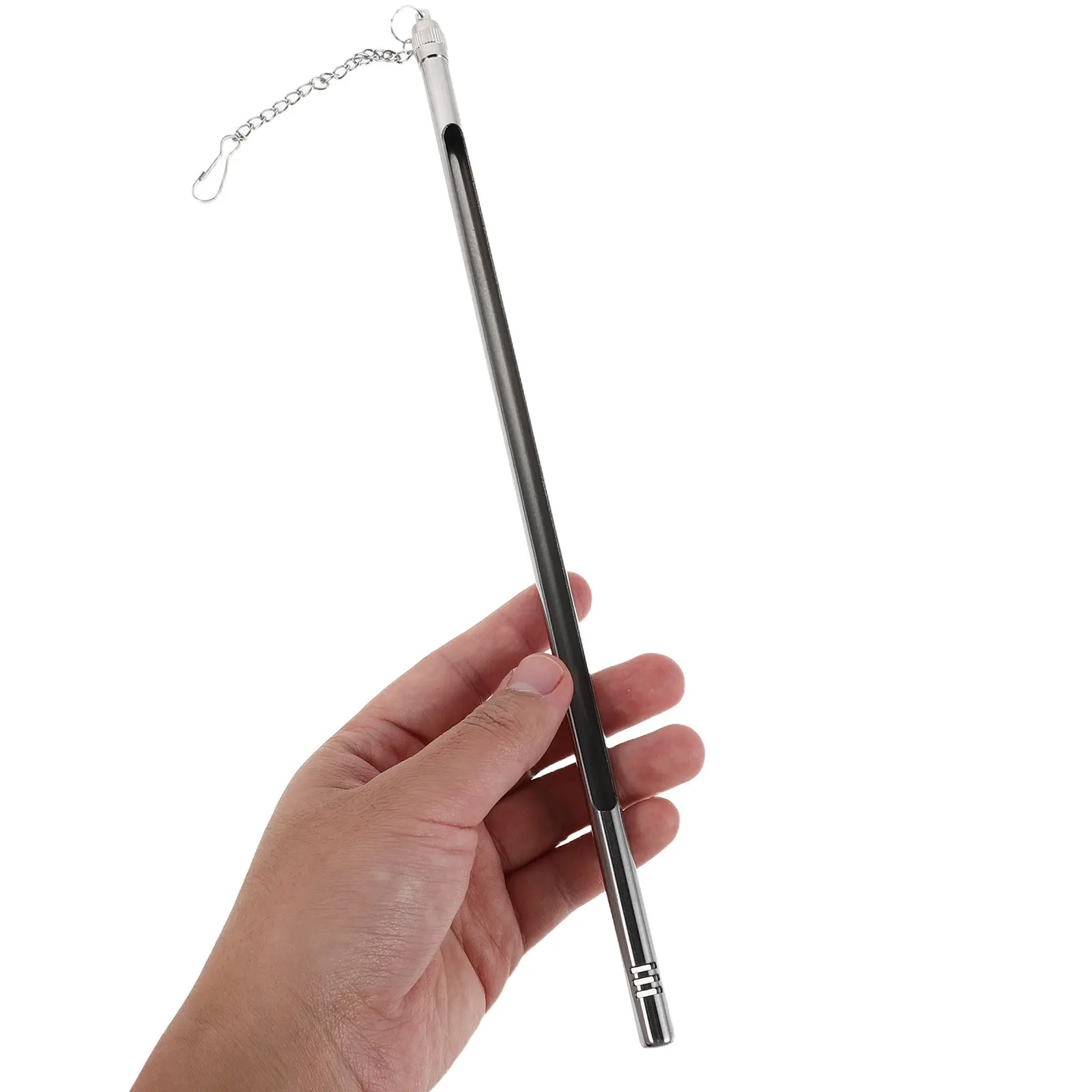 Glass Metal Thermometer Stainless Steel Protective Shell Thermometer Probe Holder High Temperature Resistant Household