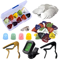 Guitar Tool Kit Guitar Capo / Guitar Picks / Tunner / Fingertip Protector Parts Accessories GYH